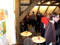 Show of 001 - art group on Skleněná louka