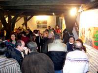 Show of 001 - art group on Skleněná louka