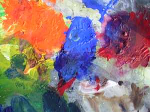 Účastníci workshopů na pláži Ostende