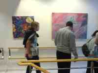 Art group Gracie, Martina Lupačová Švarcová, Olšanská, Ševčík, Bája O.: A Game, paintings show, Brno, 2007