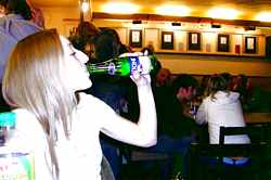 M.L.S on Leitner club drinking Mattoni