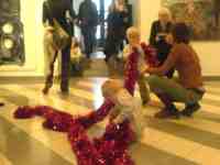 Art group Boa, Tmějová, Linhartová, Mikulášková: Paradise children, Municipial theatre Brno, 2007