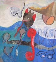 Obraz haniocka z výstavy 11.4.2005