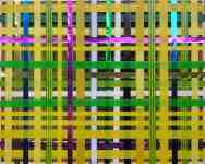 Petr Kožíšek: Sovy a klece, barevné izolepy