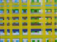 Petr Kožíšek: Sovy a klece, barevné izolepy