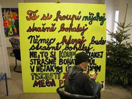 Výstava na Radikále z 23.1.2004: Václav Stratil: Miloš - Smrtelné obrazy