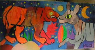 Výstava na Radikále z 23.1.2004: Václav Stratil: Miloš - Smrtelné obrazy