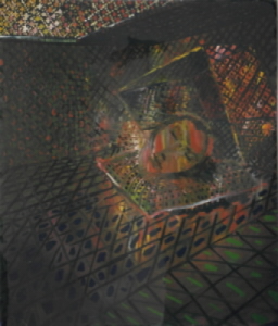 Výstava na Radikále 2.3.2005, Pavel Štych: akryl, plátno, 147x125cm