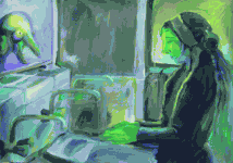 obraz - malba, Tereza Černá aka ter-rey